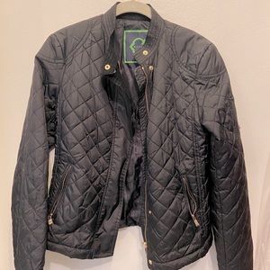 C wonder quilted moto jacket